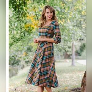 Banned Didi Plaid Dress - Size XL